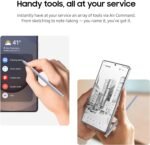 Samsung Galaxy S25 Ultra S Pen, Ergonomic Design, Air Command, Touch Stylus, Phone Navigation, US Version, EJ-PS938BBEGUJ, Black - Image 5