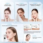 Blackhead Remover 3+1 Suction Modes Facial Pore Vacuum Cleaner (White) | USB Rechargeable Black Head Remover for Face Portable Blackhead Extractor with 5 Suction Heads for Women & Men - Image 6