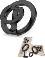 MagSafe Phone Grip Holder Dual-Sided Magnetic Finger Ring with Kickstand | for iPhone 17/16 Pro Max/15 Plus/14 Pro/13 Mini/12, Samsung, Magnet Phone Stand Grip Adjustable Loop for Mag Car Mount &Case - Image 2