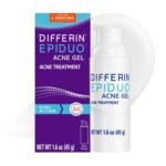 Differin Epiduo Acne Gel Treatment, Adapalene & Benzoyl Peroxide, 45g Pump | FDA-Approved OTC Acne Gel, Adapalene 0.1% + Benzoyl Peroxide 2.5%, Clears & Prevents Breakouts, Strongest OTC, 90 Day Supply - Image 2