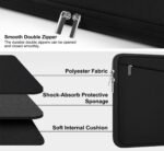 Laptop Sleeve 15.6 inch, Durable Slim Computer Carrying Bag Protective Case | Laptop Case, Computer Sleeve Handbag with Front Pocket, Laptop Cover for 15-16 Inch HP, Dell, Lenovo, Asus, Notebook, Black - Image 3