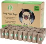 GREENER WALKER Poop Bags for Dog Waste-540 Bags,Extra Thick Strong 100% Leak Proof Dog waste Bags (Brown) - Image 2
