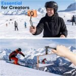 OMOTON TP06-E [3-Adjust] Sturdy Compact Magnetic Phone Tripod for iPhone 17 | Mini Phone Stand for MagSafe, Two 1/4" Screw& Arca, Fold Hook, Fits Vlog, Creators, Live, Women Men Gift, Travel Essentials - Image 5