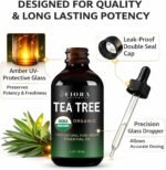 Fiora Naturals Tea Tree Oil, 100% Pure Organic Tea Tree Essential Oil 1 oz | USDA Certified Organic Tea Tree Oil for Skin, Face, Hair, Scalp Care, Nails, Toenails and Diffuser, Melaleuca Alternifolia - Image 7