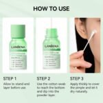 LANBENA 2% Salicylic Acid Acne Spot Treatment Drying Lotion, 0.42 Fl Oz | Fast-Acting Dry Out Pimples, Fade Acne Marks & Redness Relief, Overnight & Period Breakouts, Acne-Prone Sensitive Skin - Image 9