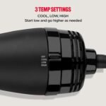 REVLON One-Step Volumizer Hair Dryer and Styler – Easy Salon-Style Blowouts – Less Frizz, More Shine, and Reduced Heat Damage, for All Hair Types and Lengths (Black) - Image 8