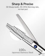 Hair Thinning Scissors ULG Professional Barber’s Texturizing Teeth Shears for Hairdressing, Salon and Home Use Thinning Shears for Hair Cutting, Made of Japanese Stainless Steel, 6.5 inch - Image 3