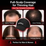 Red Light Therapy for Hair Growth,528 Total Light Emitters,Full-Scalp Coverage,Laser Hair Growth Cap for Men & Women,Black - Image 3