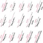 MINKINH 26-Piece Manicure Set for Women, Pink At-Home Nail Care Kit | Carbon Steel Nail Clippers, 410 Stainless Steel Tools, PU Organizer Case for Pedicure, Cuticle, Facial and Daily Self-Care - Image 7