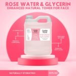 Rose Water & Glycerin Enhanced Facial Toner - 32oz Bulk Alcohol-Free Vegan All Natural Refreshing for Face and Hair - Uplifts, Calming & Soothing for All Skin Types… - Image 5