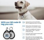QR Code Dog Tags Personalized for Pets, Real-time Alerts, Black | No Subscription or Fees, No APP Easy to Use, Modifiable Online Profile, Emergency Contacts, Anti-Lost, Photos, All in one - Image 7