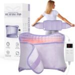 Heating Pad for Period Cramps, Upgraded Wrap Heating Pad for Back Pain Relief, Large 12''x 24''Heat Pad +26" Belt Adjustable 4 Timer 6 Heat Level Auto Shut Off, Christmas Birthday Gifts for Women Mom - Image 2