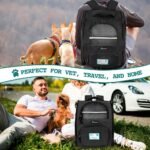 PetAmi Dog Backpack Carrier Airline Approved Cat Pet Puppy Bag, Black - Image 8