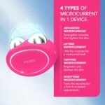 FOREO Bear 2 Advanced Toning Microcurrent Facial Device -Face Sculpting Tool - Firm & Contour - Non-Invasive - Increases Skin Care Absorption - Fuchsia - Image 4