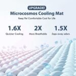 MICROCOSMOS Summer Cooling Mat & Sleeping Pad- Water Absorption Top, Materials Safe, Easy Carry, EZ Clean. Keep Cooling for Pets, Kids and Adults.(Blue, 28" x 22") - Image 4