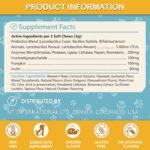 Probiotics for Dogs & Cats with 5 Billion CFUs - Gut Health, Firm Stool, Gas Relief, Immune Support, 120 Chews, Chicken Flavor - Image 3