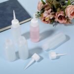 6 pcs 50mL/ 1.69 oz Plastic Squeeze Bottles Glue Oil Bottle Precision Tip Applicator Bottle Color Bottles for Hair Salon Paint Art Craft Liquids Glue - Image 4