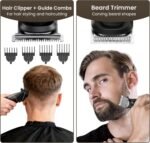 Manscape Upgraded Body & Pubic Hair Trimmer for Men, Waterproof Ball Shaver | All-in-one electric mens grooming kit, no nick no irritation, large-capacity battery, IPX6, LED display, USB-C charging dock - Image 8