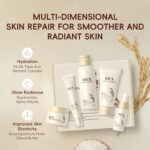 Moisturizing Korean Rice Skin Care Set – Radiance Skincare 5-Step Routine with Rice Cleanser, Toner, Serum, Face Cream, Eye Cream, Hyaluronic Acid & Ceramides for Glowing Skin, All Skin Types - Image 3