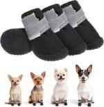 BEAUTYZOO Dog Shoes Small Size Dogs,Breathable Summer Dog Booties & Paw Protectors for Hot Pavement,Anti-Slip Sole Puppy Dog Boots for Hardwood Floors, Outdoor Walking Running,Maltese Yorkie Chihuahua - Image 2
