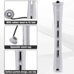 WILLBOND 60 Pcs Perm Rods for Long Hair Plastic Curl Rods Cold Wave Irons Curling Roller for Hair Styling Hairdressing Tools(0.59 Inch,Gray) - Image 4