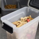 IRIS USA Dog Food Storage Container, Up to 13 lbs, Dark Gray, Made in USA | Includes 2-Cup Scoop, Airtight Seal, BPA-Free, Bird Seed, Cat food, Treats, Keeps Kibble Fresh, Pellets - Image 9