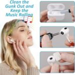 iPhone Cleaning Kit for Charging Port Cleaner,Lightning Charger Connector | Speaker Cable,AirPod Pro Cell Phone，Cleaning Putty，Repair Restore Tool,Thin Cleaning Brushes,Microfiber Cloths,Port Pick - Image 5