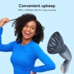 Conair Hair Steamer with Hair Diffuser Attachment, Lightweight & Portable | Travel hair diffuser and steamer refreshes day-old curls with 1-lb design, refillable 80 mL tank, and 6-foot cord - Image 7