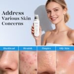 GUGUG Skin Scrubber Spatula Pore Cleaner Blackhead Remover,4 Modes,White | Deep-cleansing face spatula for blackheads,pores and whiteheads,with 5-minute auto-off,USB charging and 2 silicone heads. - Image 4