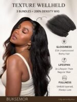 Kinky Yaki Straight 100% Human Hair Bundles 15A Grade 16 18 20inch | Soft Full & Thick From Root To Tip,Minimal Shedding & Tangle Resistan,Natural Color Easy To Blend,Reusable With Proper Care - Image 4
