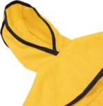 HDE Dog Raincoat with Hood & Leash Hole S-XL Dog Rain Jacket Yellow M | Hooded Rain Coat, Reflective Safety Strip, Water Resistant, Easy On/Off, Good for Pets, Small Medium & Extra Large Dog Breeds - Image 5