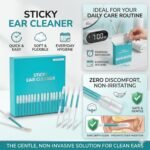 Sticky Ear Cleaning Stick, Reusable Ear Cleaning Tools with Soft Rubber Head, Gentle Adhesive Ear Pick for Ear Wax Cleaning, Home Personal Care Hygiene Kit (3 Boxes/72 Pcs) - Image 4