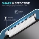 PRITECH Manscape Body Hair Trimmer Electric Razors for Men | Waterproof Pubic Hair Ball Trimmer, Ceramic Blade & Reflector Shavers, Wet/Dry Use, Mens Grooming Kits, Gifts for Men - Image 4