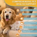 Probiotics for Dogs & Cats with 5 Billion CFUs - Gut Health, Firm Stool, Gas Relief, Immune Support, 120 Chews, Chicken Flavor - Image 4