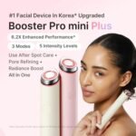 medicube Mini Booster Pro Plus | Facial Device for Radiant, Calming, and Bouncy-Looking Skin | Red, Blue, Purple 3-Mode | Portable Korean Skincare Device, At Home Care | Pink - Image 3
