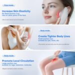 3-in-1 Body Sculpting Machine, 3-in-1 Electric Cellulite Massager-3 Modes Adjustable Body Sculpting Machine- Home Use Cupping Therapy Tool for Back, Belly, Waist, Arms, Legs - White - Image 7
