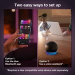 Philips Hue Smart 100W A21 LED Bulb - White and Color Ambiance Color-Changing Light - 1 Pack - 1600LM - E26 - Indoor - Control with Hue App - Works with Alexa, Google Assistant and Apple Homekit - Image 10