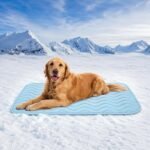 Cooling Mat for Large Dogs, 40"x28" Breathable Self Cooling Crate Mat | Portable Washable Pet Cooling Pad for Kennel, Sofa, Bed, Floor, Car Travel Indoor Outdoor Summer Use - Image 2