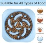 MateeyLife 2-Pack Slow Feeder Dog Bowls, 2 Cups, Dog Puzzle Feeder Bowl | Food-contact safe, dishwasher safe, non-slip base, maze design, for fast eaters, for dogs and cats, daily mealtimes - Image 7