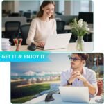Lekvey Ergonomic Mouse, Rechargeable Vertical Wireless Mouse, Comfort Grip | Long Battery Life, USB-C Charging, Quiet Click, Carpal Tunnel Support, 2.4G Wireless, 3DPI 800/1200/1600, for Laptop, Mac, PC - Image 8