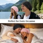 YFONG Silk Lined Bonnet for Sleeping Women Men, 22 Momme Mulberry Silk Cap | Soft & Breathable Bamboo Viscose Outer, Reduce Frizzy Tangled Hair, Stay on All Night, Adjustable Strap, For Curly Long Hair - Image 10
