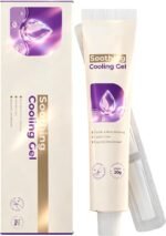 Cooling Gel, Skin Soothing Gel for Men & Women, Natural Herbal Care Gel with Applicators, Gentle Moisturizing & Comfort for Sensitive Skin, Daily Maintenance, 0.7 Oz Tube, Pack of 1 - Image 2