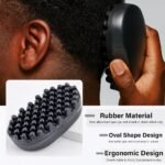 Luxury Twist Styler – Durable, Washable Comb Brush, a Premium Alternative to Hair Sponges for Afro, Curly, Coiled & 4C Hair, Ideal for Daily or Professional Use (Black) - Image 5