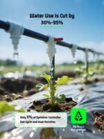 Outdoor Smart Sprinklers Controller 2.4GHz WiFi, Irrigation Controller Easy Use App Enabled, 6 Zones + 16 Plans, Save Water Auto Skip Rain, Freeze & Wind, 10 Minutes Install - Image 6