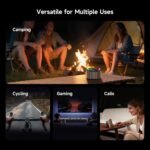 Black Shark Magnetic Phone Stand Bluetooth Speaker, Mini Portable Wireless Speaker with Aluminum Alloy Housing, RGB Lights, TWS Pairing, Hands-Free Speakerphone for Desk, Outdoor & Bathroom - Image 9