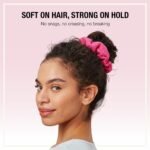 Scünci Hair Scrunchies, Waffle Knit Cotton, No-Damage, 36 Count | Machine-washable cotton-blend elastic hair ties for comfortable daily wear, wide assortment of colors to suit any look - Image 3