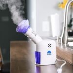 MABIS Facial Steamer, Steam Inhaler, Vaporizer or Vocal Steamer with Aromatherapy Diffuser and Soft Face Mask for Personal and Facial Steaming, 25mL - Image 3