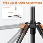 72in Tablet Floor Stand Tripod, Aluminum Tablet Stand Holder for iPad | Height Adjustable Sheet Music Stand with 360° Ball Head,Phone Tripod for iPhone/Kindle,Tablet Tripod for All 4.7-13” Devices - Image 5