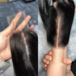 Brazilian 2x6 Human Hair Lace Closure HD Transparent 2x6 Body Wave Lace Closure Middle part Human Hair Kim K Closure With Baby Hair (16 inch) - Image 5