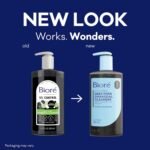 Biore Deep Pore Charcoal Face Wash For Oily Skin, 6.77 fl oz | Daily Facial Cleanser, Removes Dirt & Makeup, Charcoal Formula, Deep Pore Cleansing - Image 3